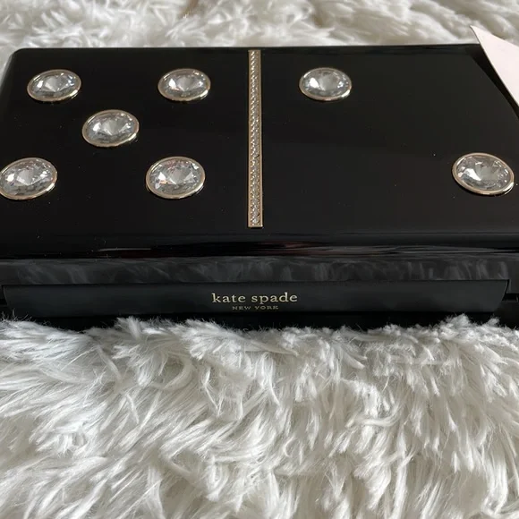 SOLD NWT Kate Spade Roll Domino Clutch - Picture 4 of 9